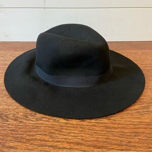 Banana Republic | Black Wool Fedora Hat Size Medium/Large